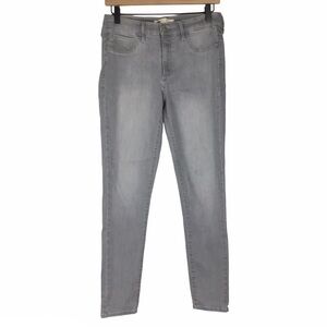 GAP Jeans Easy Leggings Ankle Skinny Grey Wash Stretch Denim Size 29 Regular